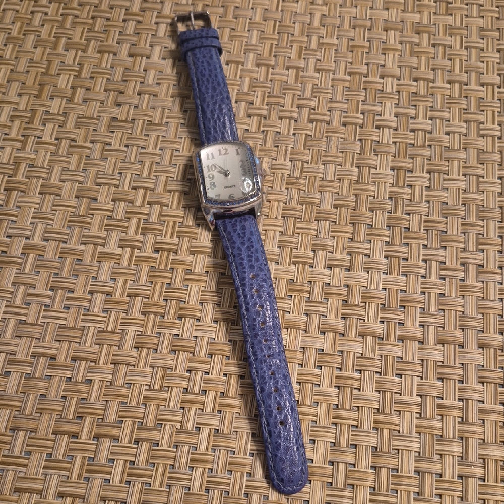 REDUCED: Blue Textured Strap Watch